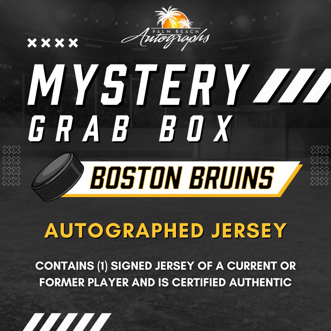 Mystery Grab Box - Boston Bruins NHL Hockey Autographed Jersey