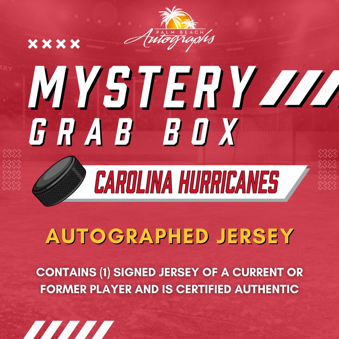 Mystery Grab Box - Carolina Hurricanes NHL Hockey Autographed Jersey