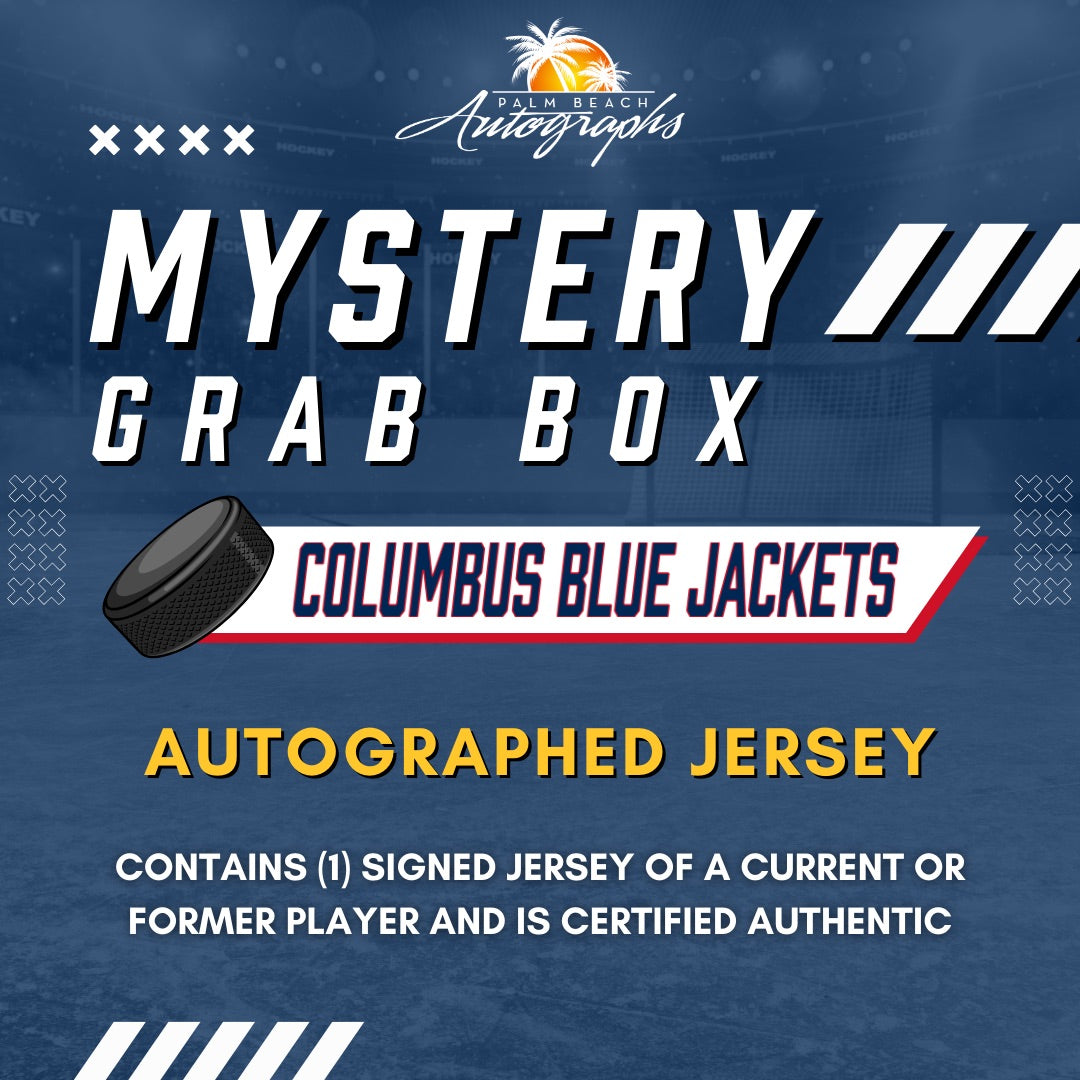 Mystery Grab Box - Columbus Blue Jackets NHL Hockey Autographed Jersey