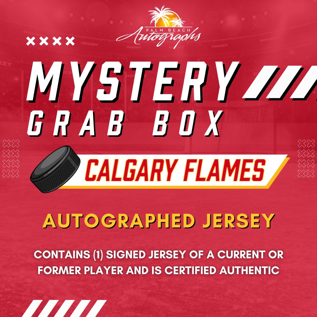 Mystery Grab Box - Calgary Flames NHL Hockey Autographed Jersey