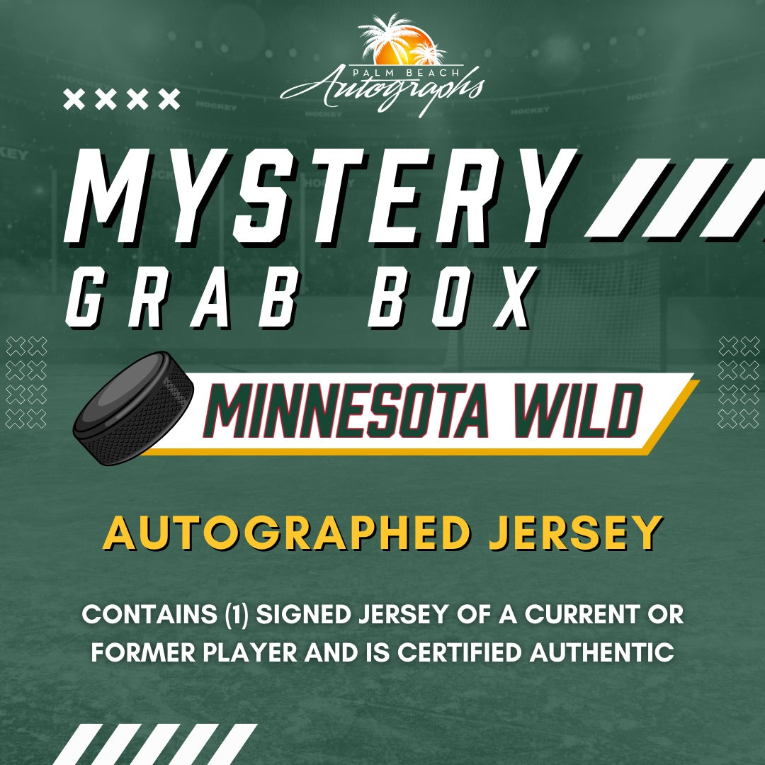 Mystery Grab Box - Minnesota Wild NHL Hockey Autographed Jersey