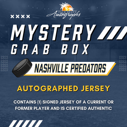 Mystery Grab Box - Nashville Predators NHL Autographed Jersey