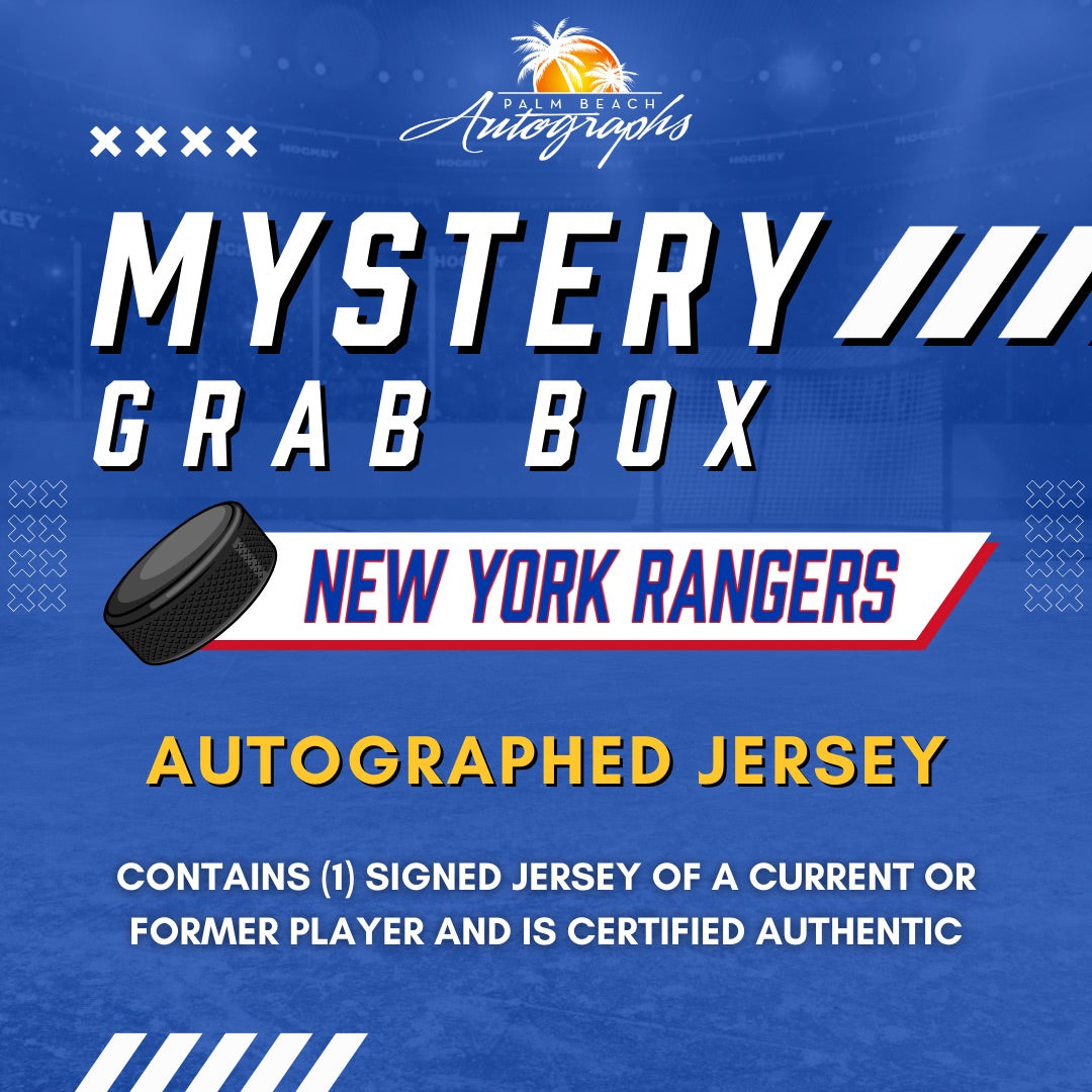 Mystery Grab Box - New York Rangers NHL Hockey Autographed Jersey