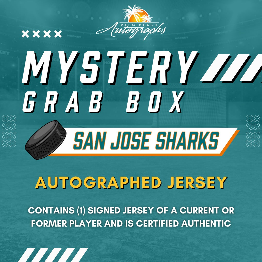Mystery Grab Box - San Jose Sharks NHL Hockey Autographed Jersey