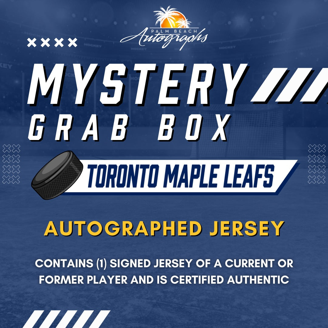 Mystery Grab Box - Toronto Maple Leafs NHL Hockey Autographed Jersey
