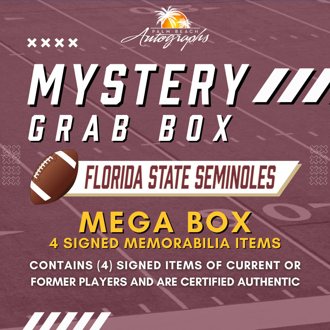 Mystery Grab Box - Florida State Seminoles NCAA Football Autographed Mega Box