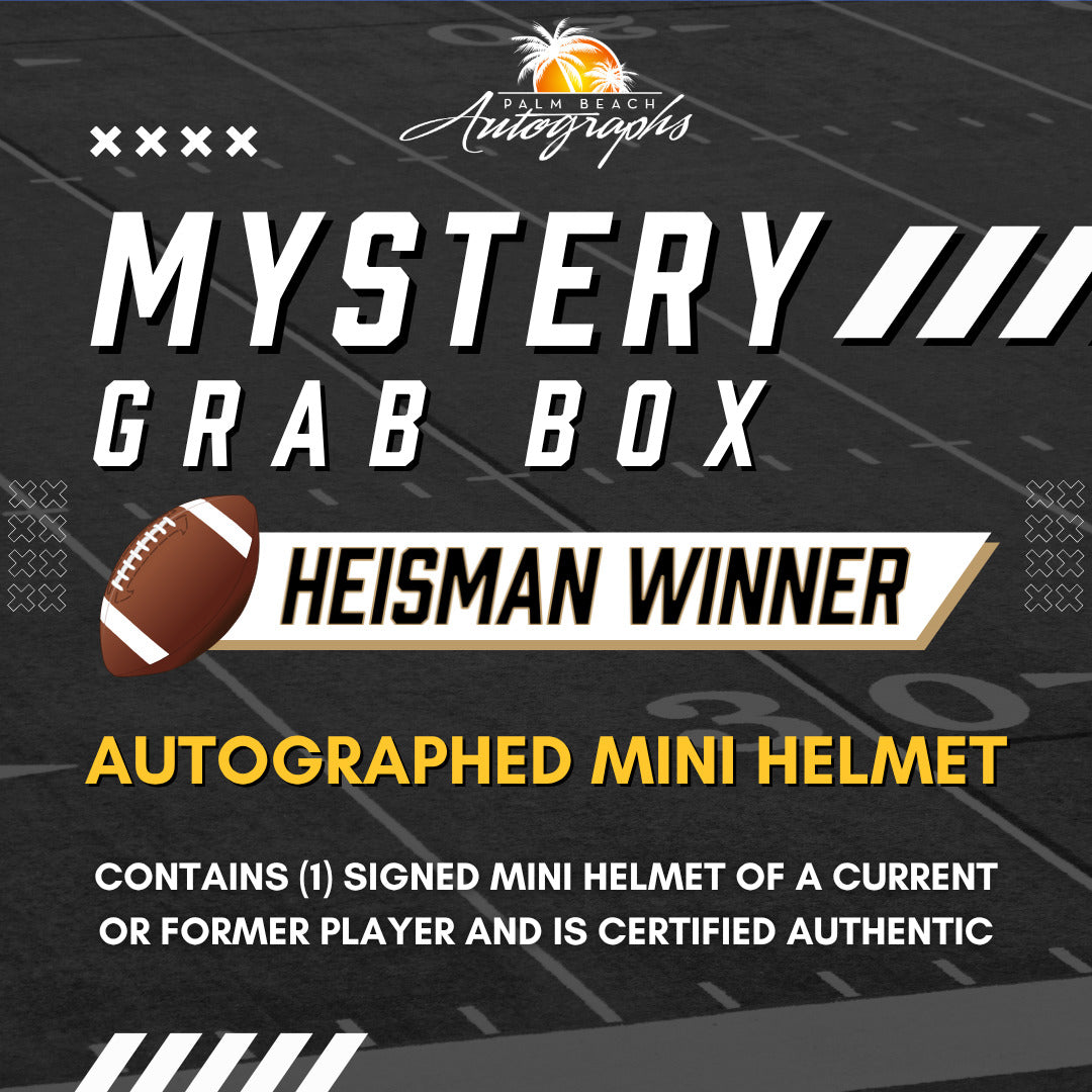 Mystery Grab Box - NCAA Football Autographed Mini Helmet - Heisman Winners Only