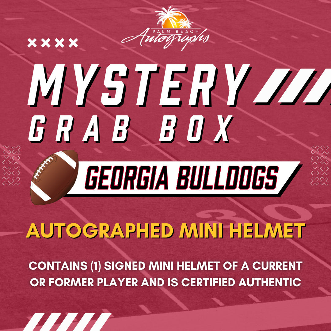 Mystery Grab Box - Georgia Bulldogs NCAA Autographed Mini Helmet