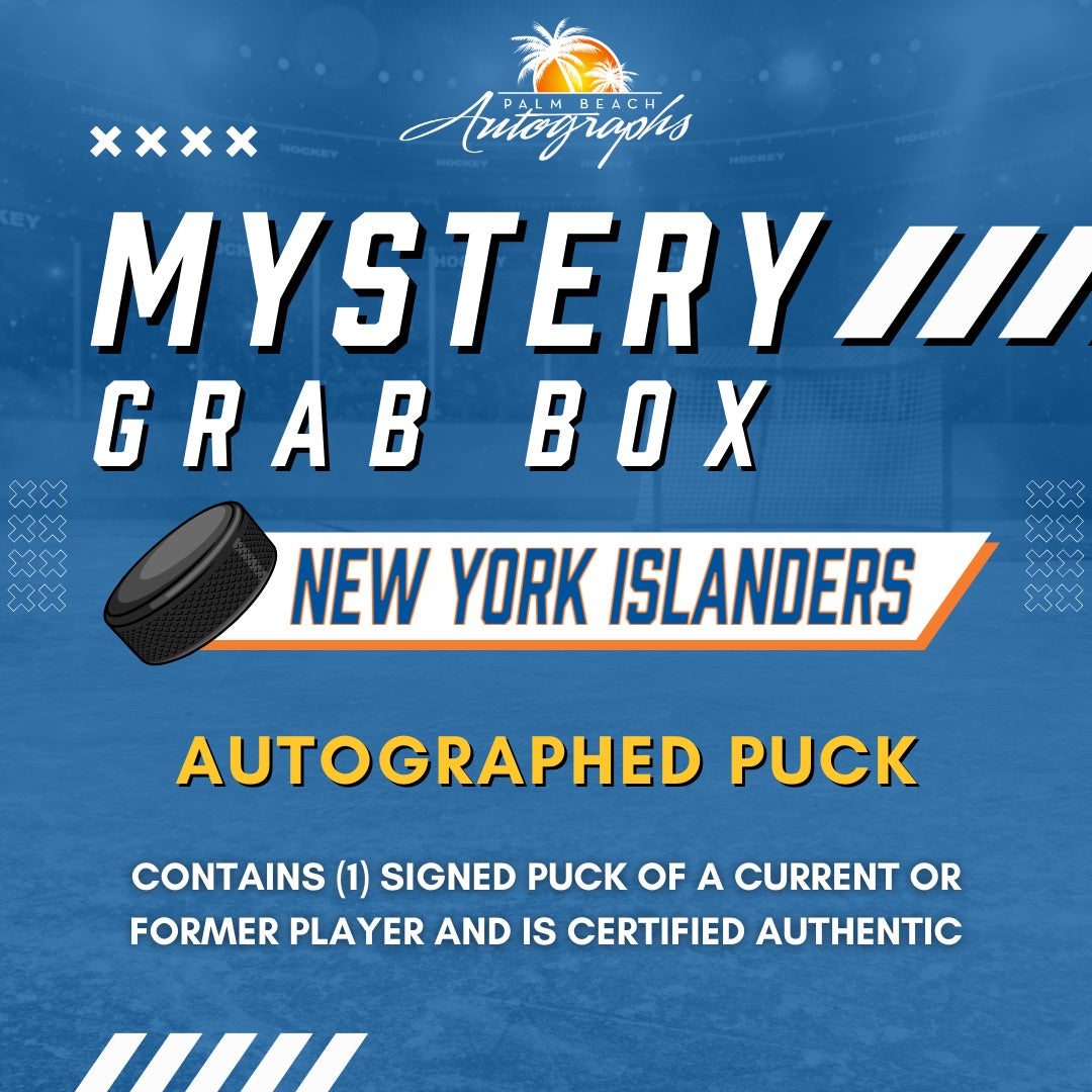 Mystery Grab Bag - New York Islanders NHL Hockey Autographed Hockey Puck