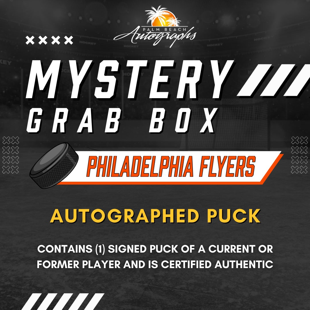 Mystery Grab Bag - Philadelphia Flyers NHL Hockey Autographed Hockey Puck