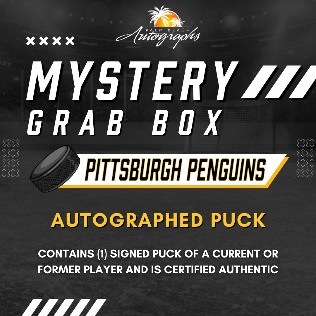 Mystery Grab Bag - Pittsburgh Penguins NHL Hockey Autographed Hockey Puck