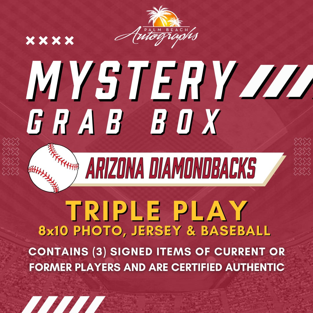 Mystery Grab Box - Arizona Diamondbacks MLB Baseball Triple Play Box