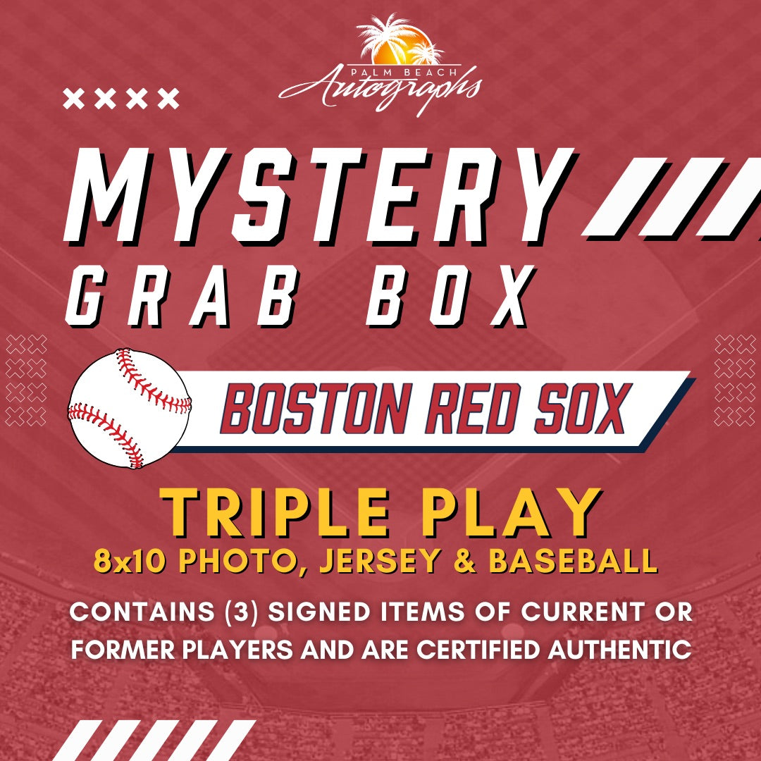 Mystery Grab Box - Boston Red Sox MLB Baseball Triple Play Box