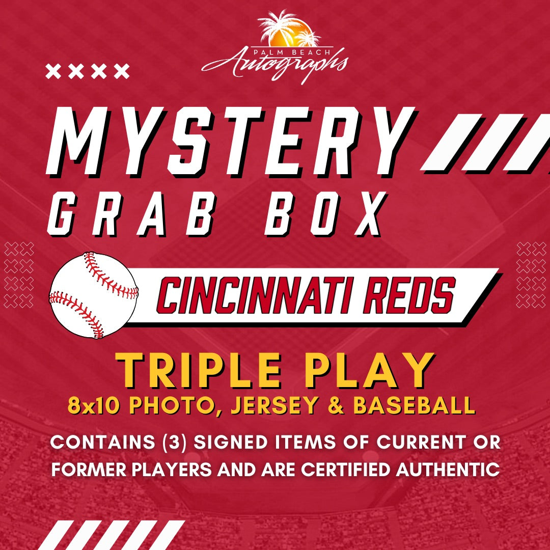 Mystery Grab Box - Cincinnati Reds MLB Baseball Triple Play Box