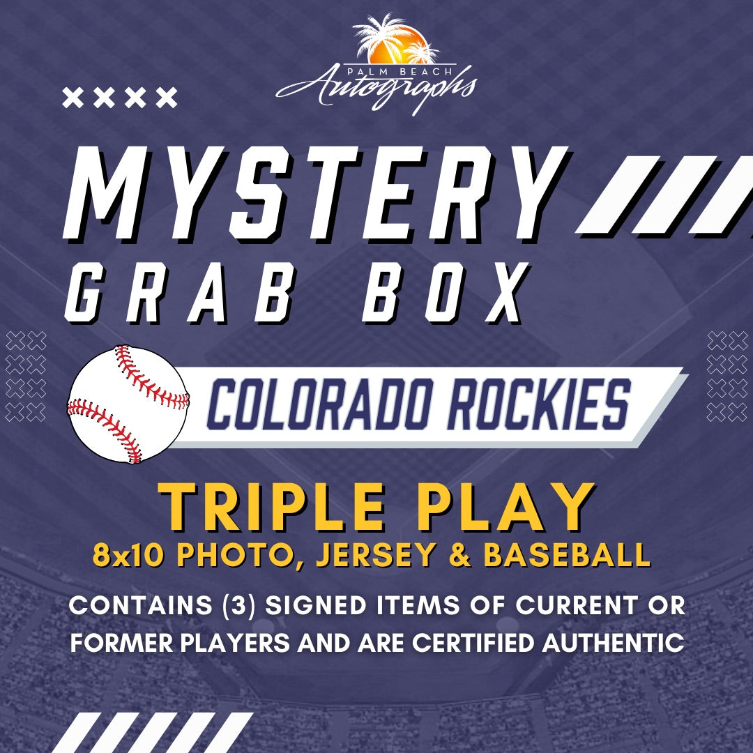 Mystery Grab Box - Colorado Rockies MLB Baseball Triple Play Box