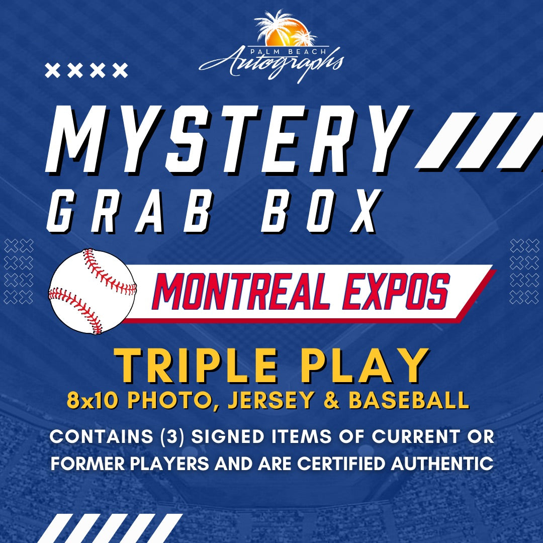 Mystery Grab Box - Montreal Expos MLB Baseball Triple Play Box
