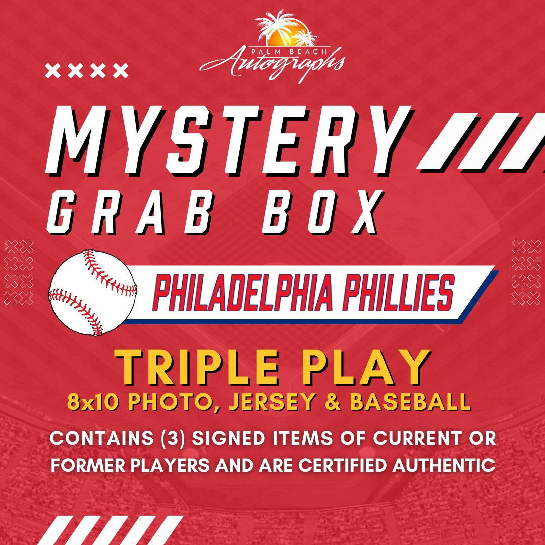 Mystery Grab Box - Philadelphia Phillies MLB Baseball Triple Play Box