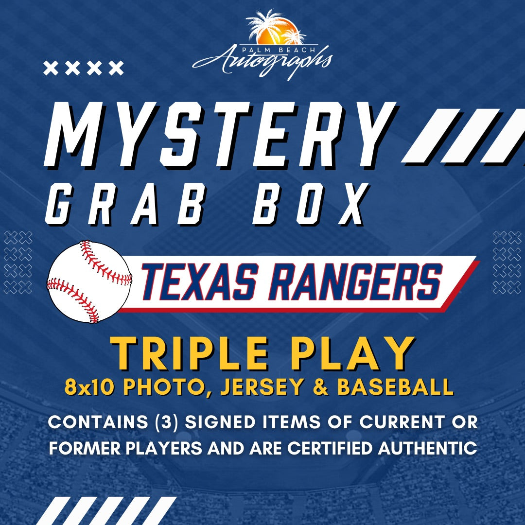 Mystery Grab Box - Texas Rangers MLB Baseball Triple Play Box