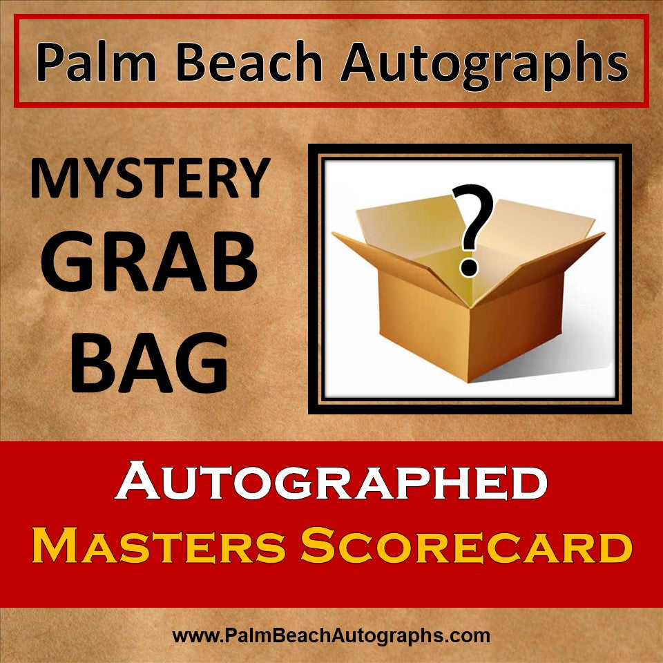 MYSTERY GRAB BAG - PGA Tour Player Autographed Masters Scorecard