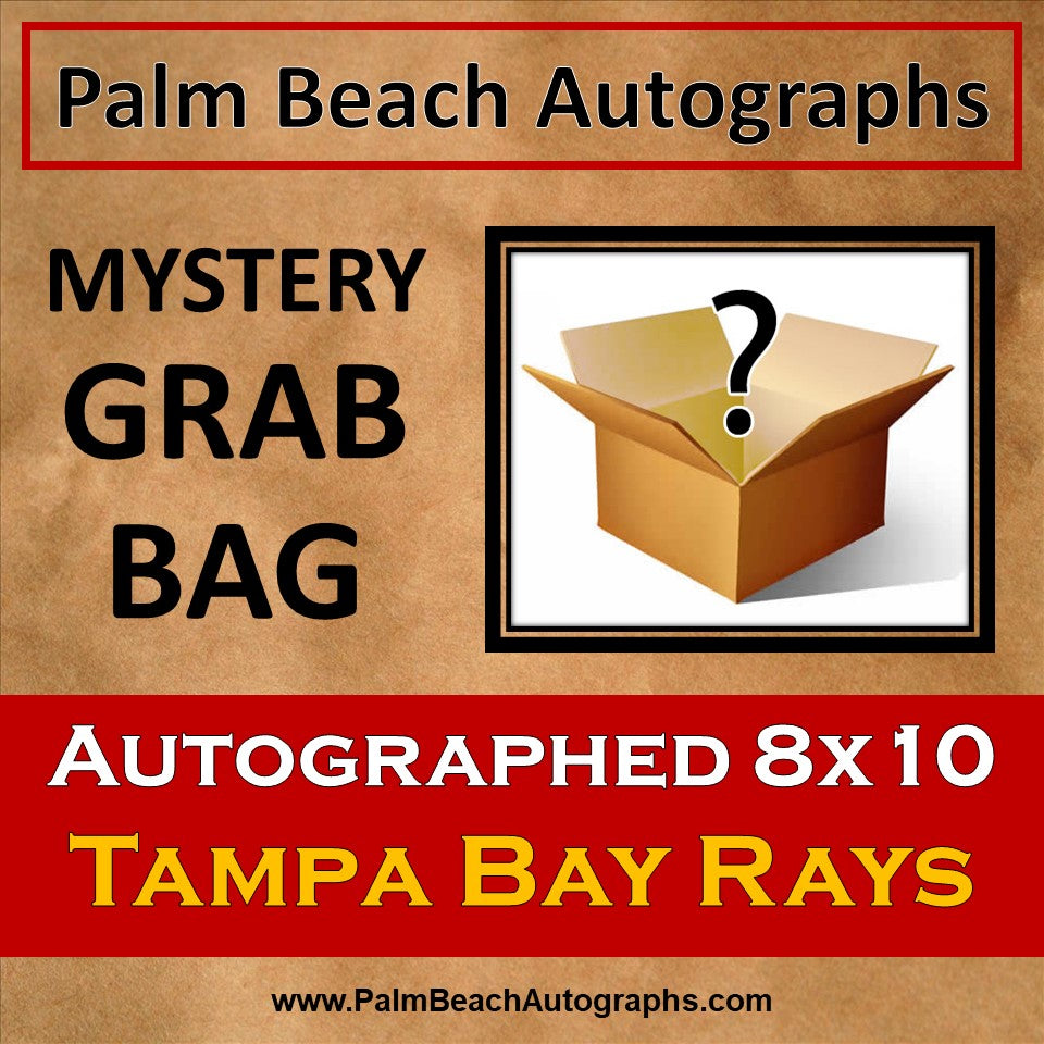 MYSTERY GRAB BAG - Tampa Bay Rays Autographed 8x10