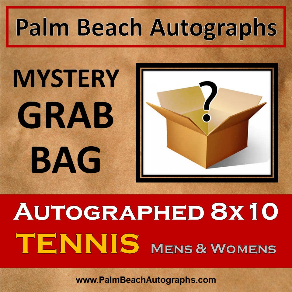 MYSTERY GRAB BAG - Tennis Autographed 8x10 Photo