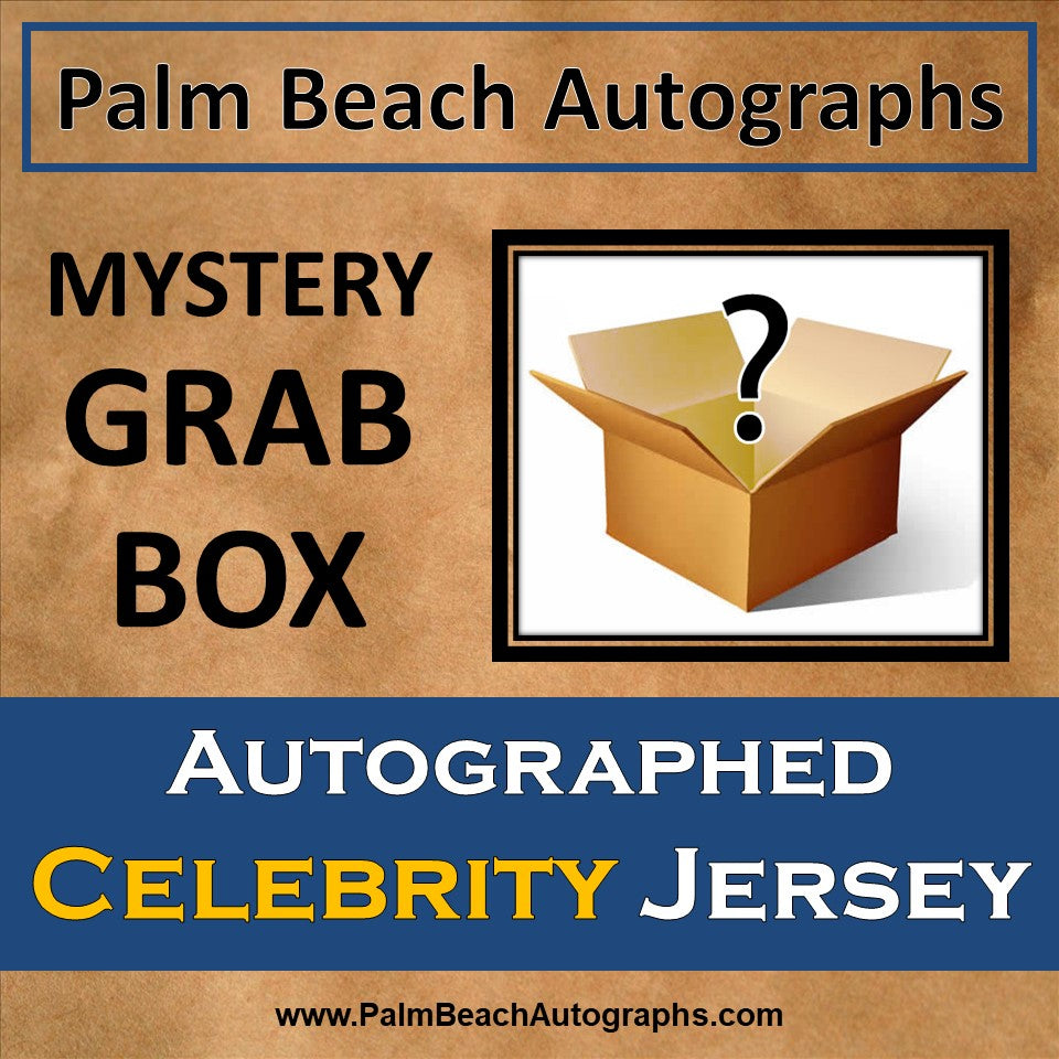 MYSTERY GRAB BOX - Autographed Celebrity or Sports Movie Jersey