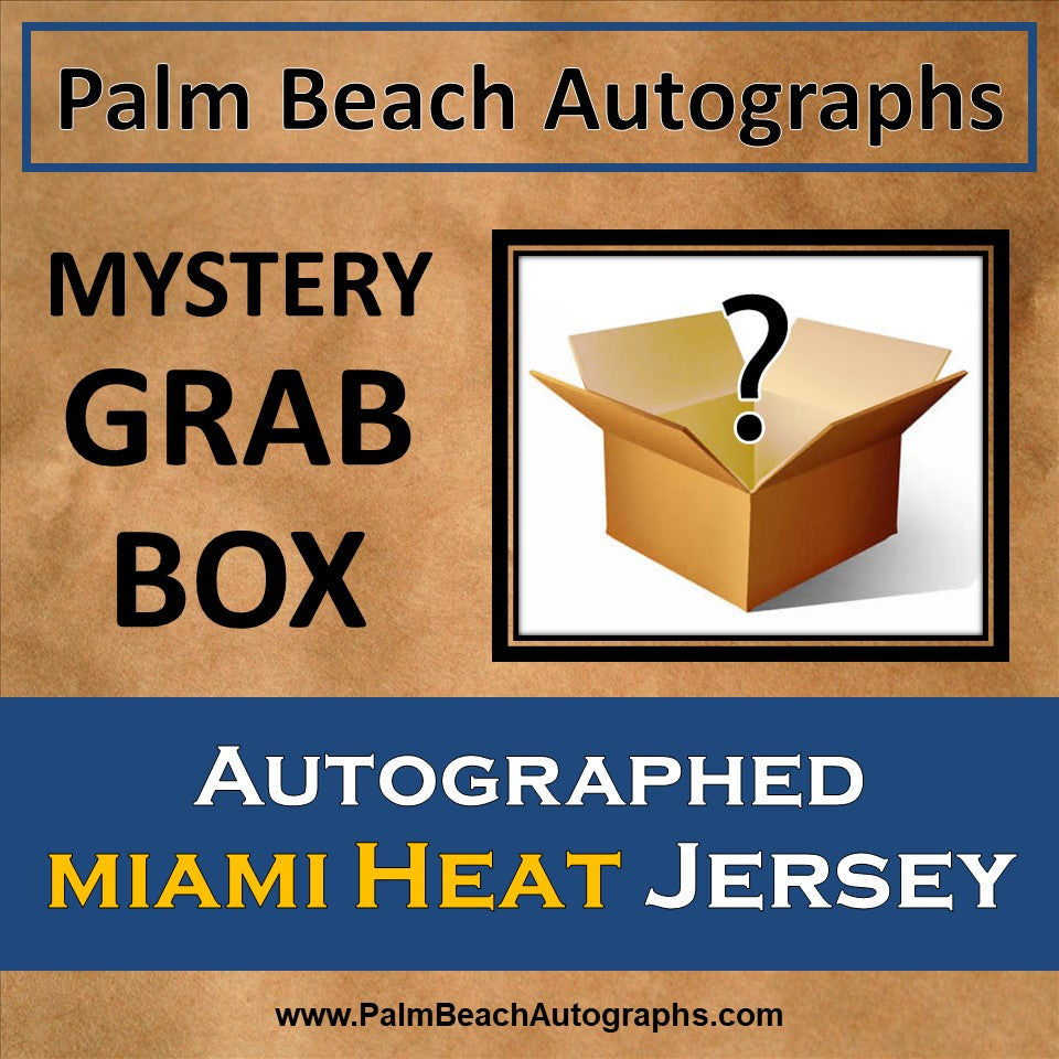 MYSTERY GRAB BOX - Autographed Miami Heat Jersey