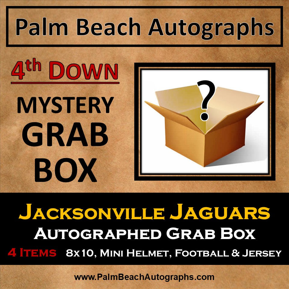 MYSTERY GRAB BOX - Autographed Jacksonville Jaguars 4th Down Box
