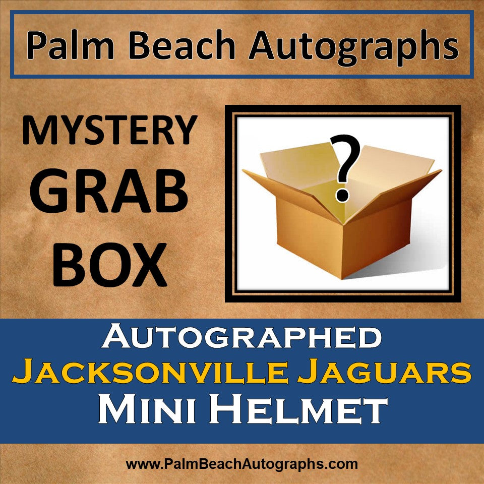 MYSTERY GRAB BOX - Autographed Jaguars Mini Helmet