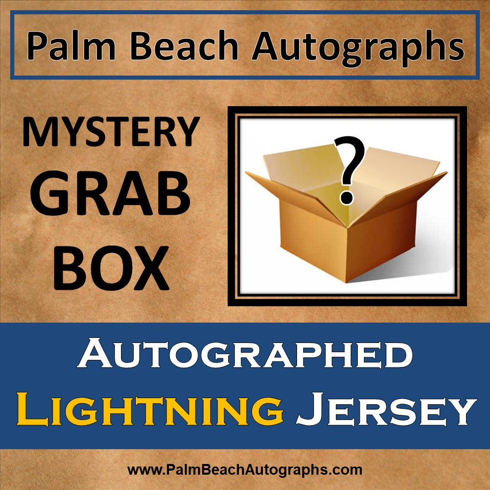 MYSTERY GRAB BOX - Autographed Tampa Bay Lighting Hockey Jersey