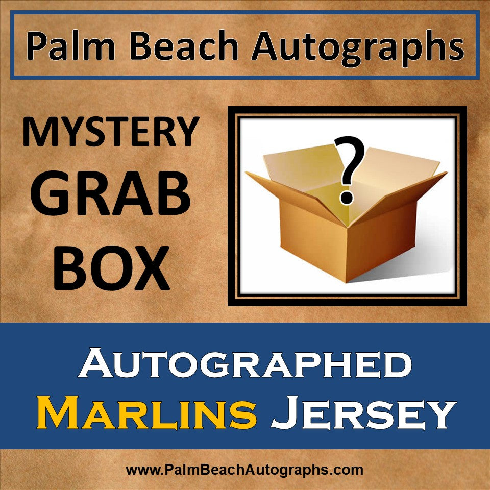 MYSTERY GRAB BOX - Autographed Miami Marlins Baseball Jersey