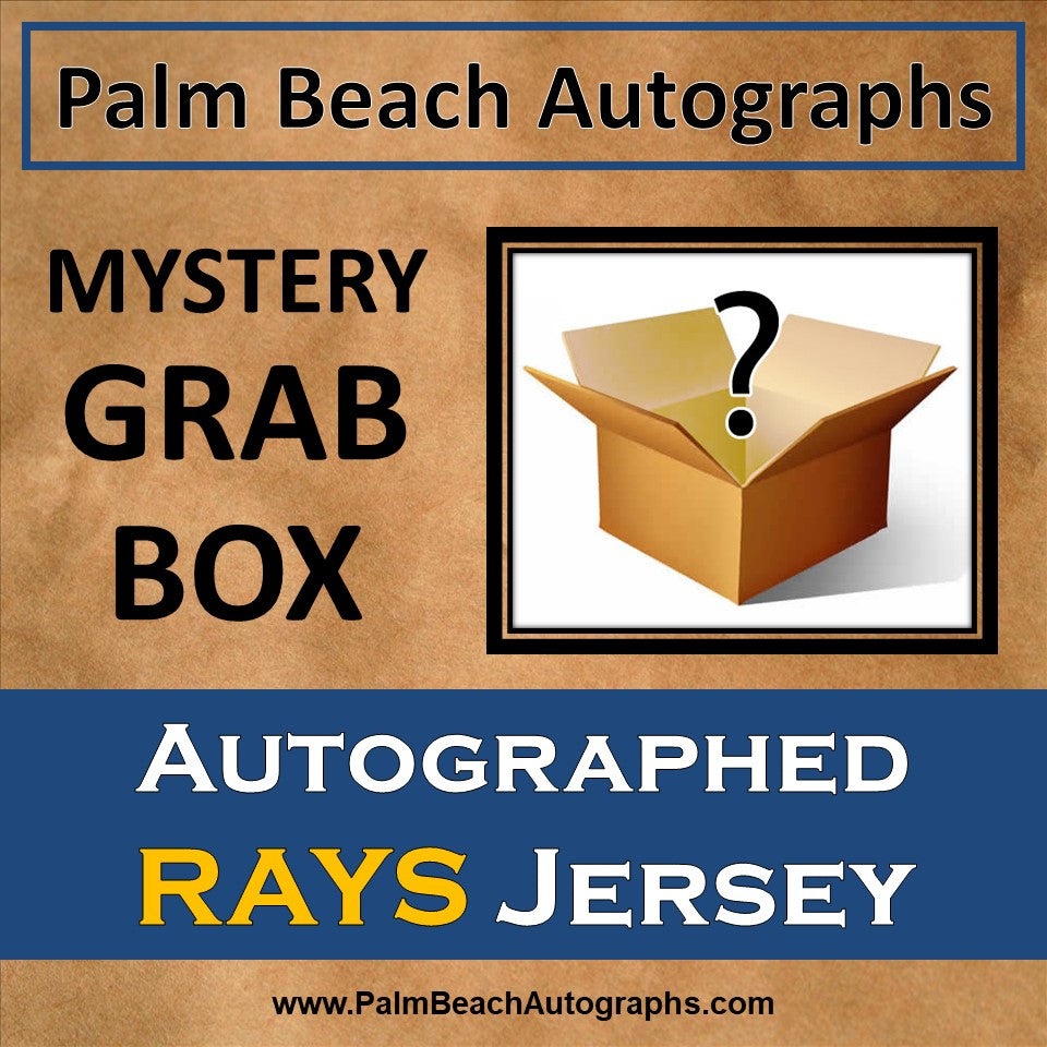 MYSTERY GRAB BOX - Autographed Tampa Bay Rays Baseball Jersey