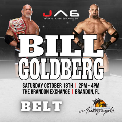 BILL GOLDBERG AUTOGRAPH EVENT - Tampa (Brandon Exchange) In-Store Public Signing - October 18th, 2025