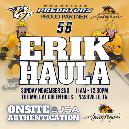ERIK HAULA AUTOGRAPH EVENT - Nashville (The Mall at Green Hills) In-Store Public Signing - November 2nd, 2025