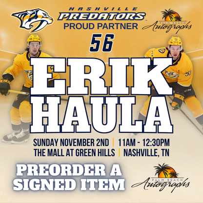 ERIK HAULA AUTOGRAPH EVENT - Nashville (The Mall at Green Hills) In-Store Public Signing - November 2nd, 2025