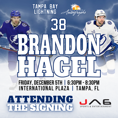 BRANDON HAGEL AUTOGRAPH EVENT - Tampa (International Plaza) In-Store Public Signing - December 5th, 2025