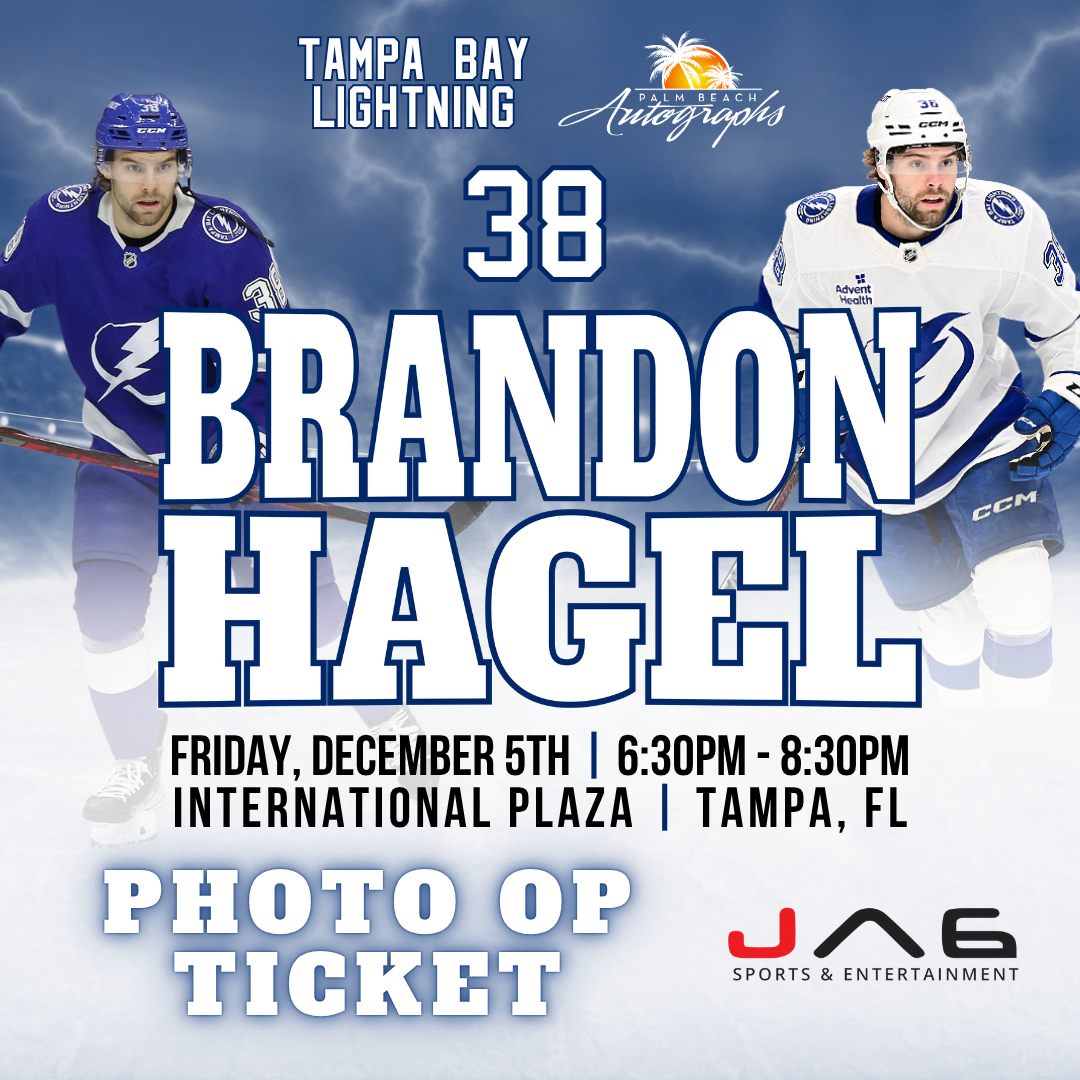 BRANDON HAGEL AUTOGRAPH EVENT - Tampa (International Plaza) In-Store Public Signing - December 5th, 2025