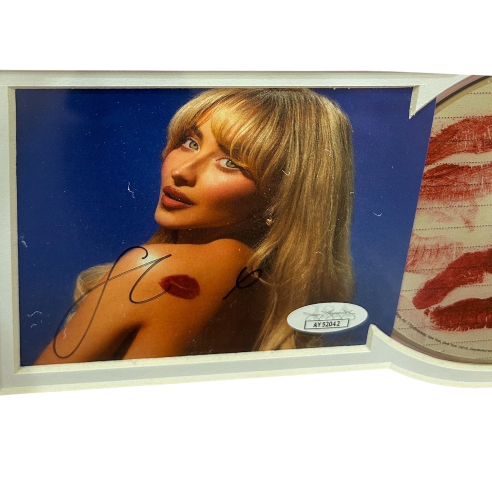 Sabrina Carpenter Autographed Short N Sweet Deluxe Framed CD and