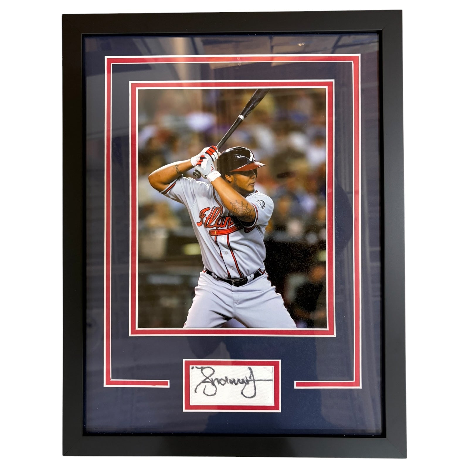 Andruw Jones Autographed Atlanta Braves 