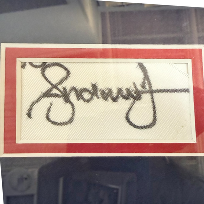 Andruw Jones Autographed Atlanta Braves "Signature Series" Frame