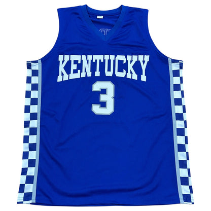 Bam Adebayo Autographed Kentucky (Blue #3) Custom Jersey - JSA