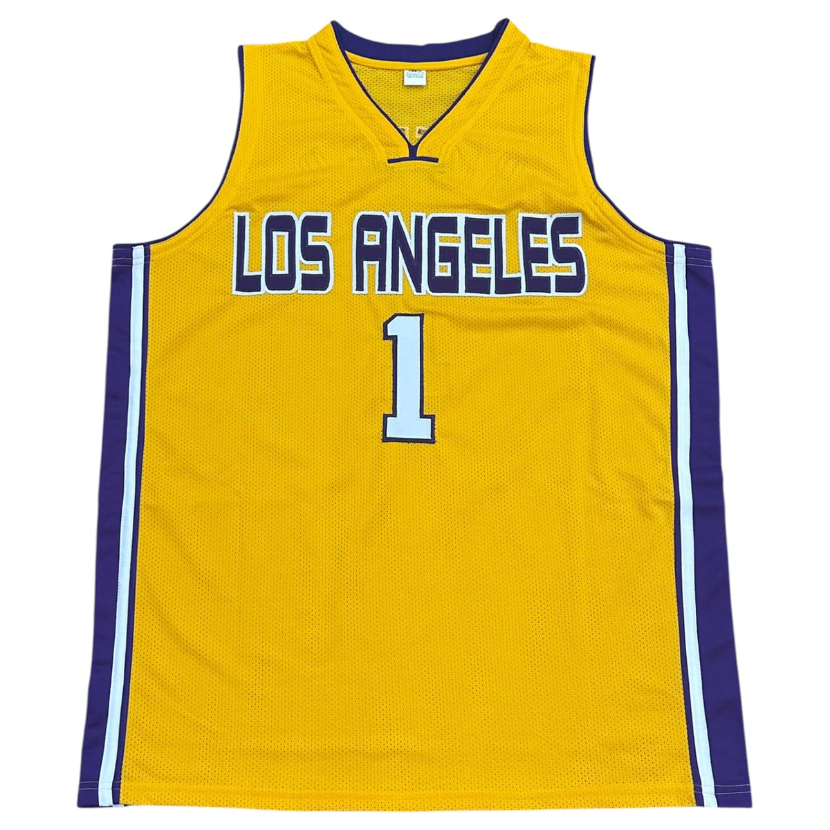 Caron Butler Autographed Los Angeles (Yellow #1) Custom Stitched Jersey - JSA