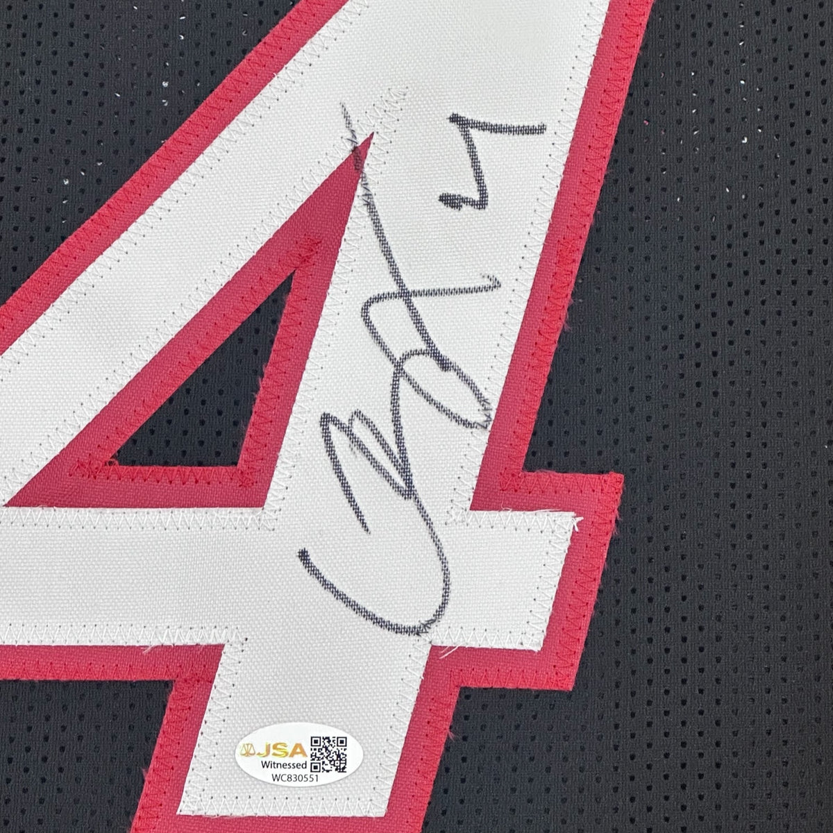 Caron Butler Autographed Miami (Black #4) Custom Stitched Jersey - JSA