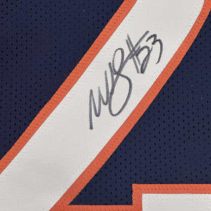 Willis McGahee Autographed Denver (Navy #23) Custom Stitched Jersey- JSA