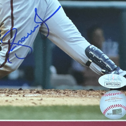 Andruw Jones Autographed Atlanta Braves Deluxe Framed 8x10 Photo - JSA