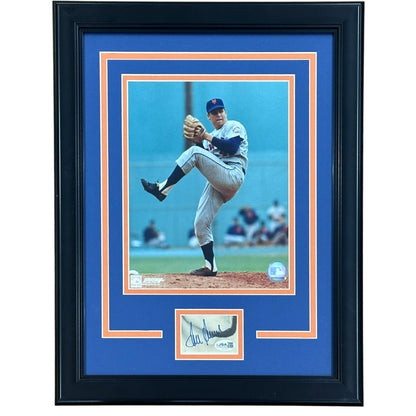Tom Seaver Autographed New York Mets Collage "Signature Series" Frame - JSA