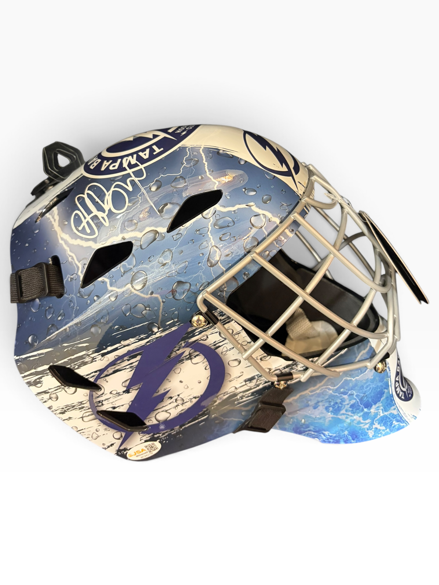 Andrei Vasilevskiy Autographed Tampa Bay Lightning Full-Size Goalie Mask - JSA Witness