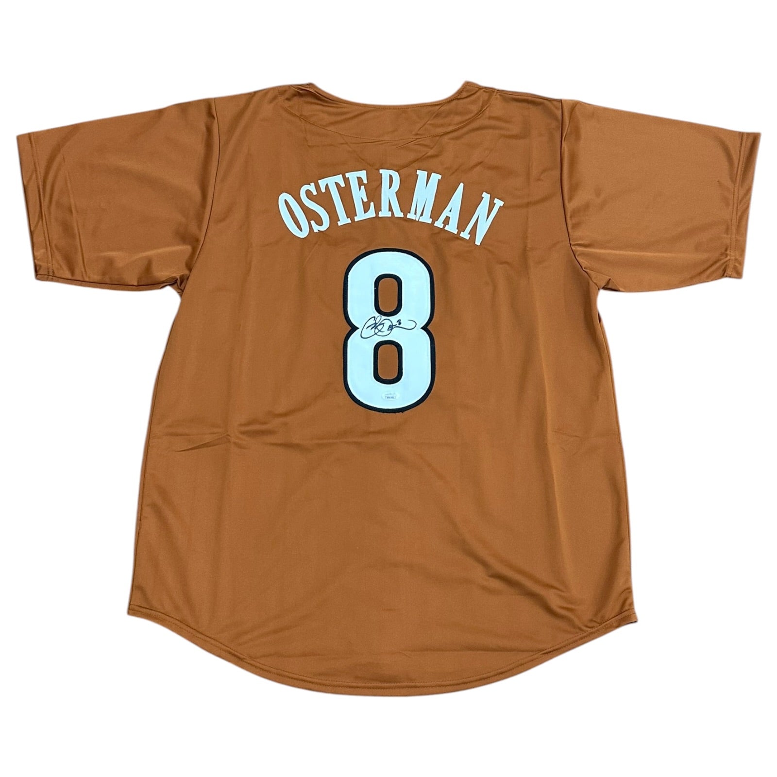 Cat Osterman Autographed University of Texas Longhorns Custom Orange Softball Jersey - PSADNA