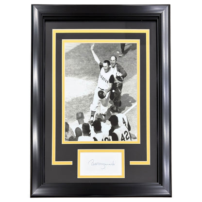 Bill Mazeroski Autographed Pittsburgh Pirates "Signature Series" Frame - JSA