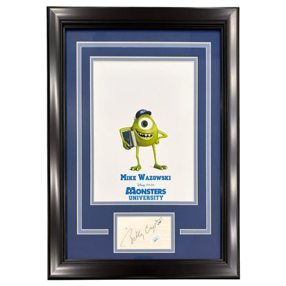 Billy Crystal Autographed Monsters University Mike Wazowski "Signature Series" Frame